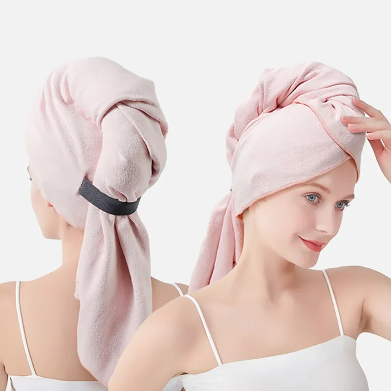 Boucle Fleece Hair Drying Towel