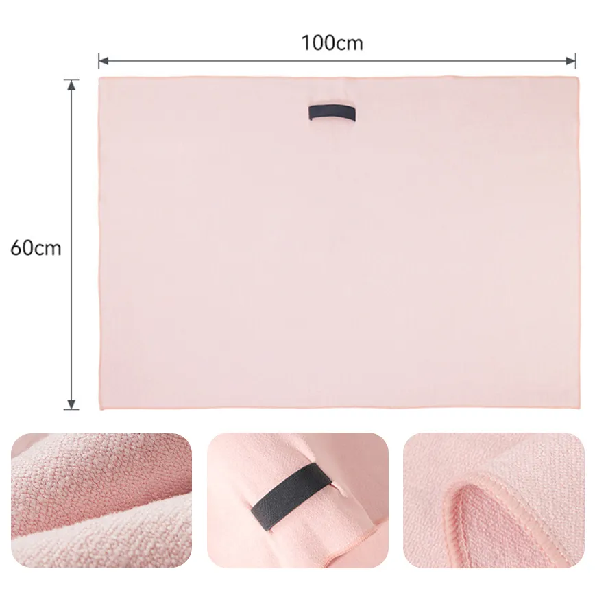 Boucle Fleece Hair Drying Towel