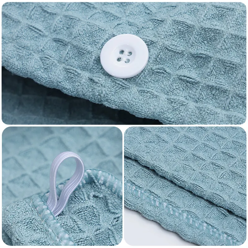 Waffle Hair Drying Cap