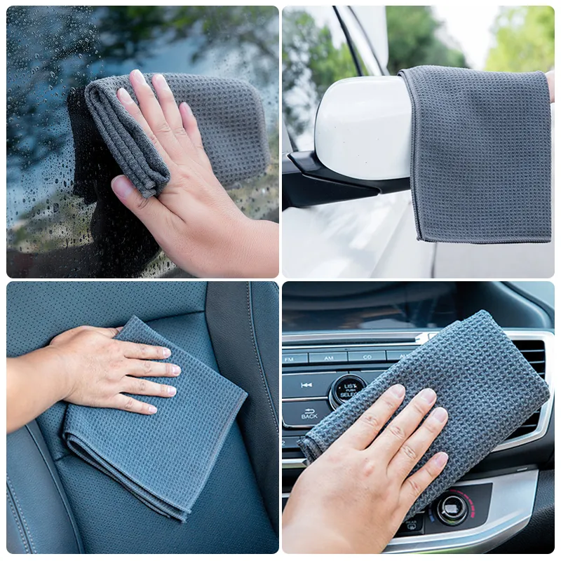 Pineapple Weave Car Towel