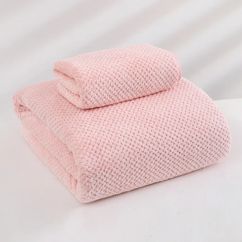 Pineapple Weave Bath Towel Set