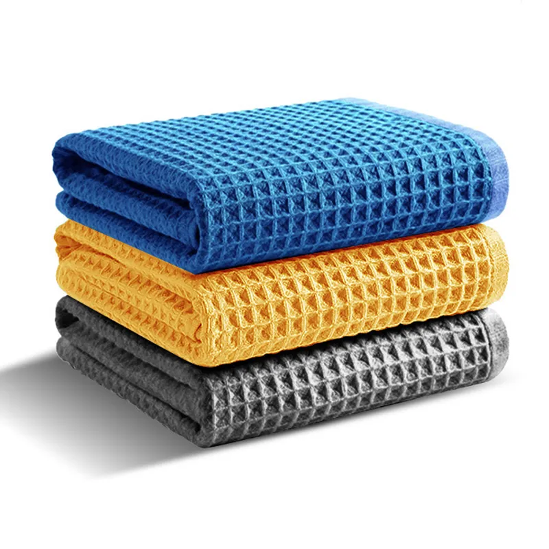 Waffle Weave Car Towel