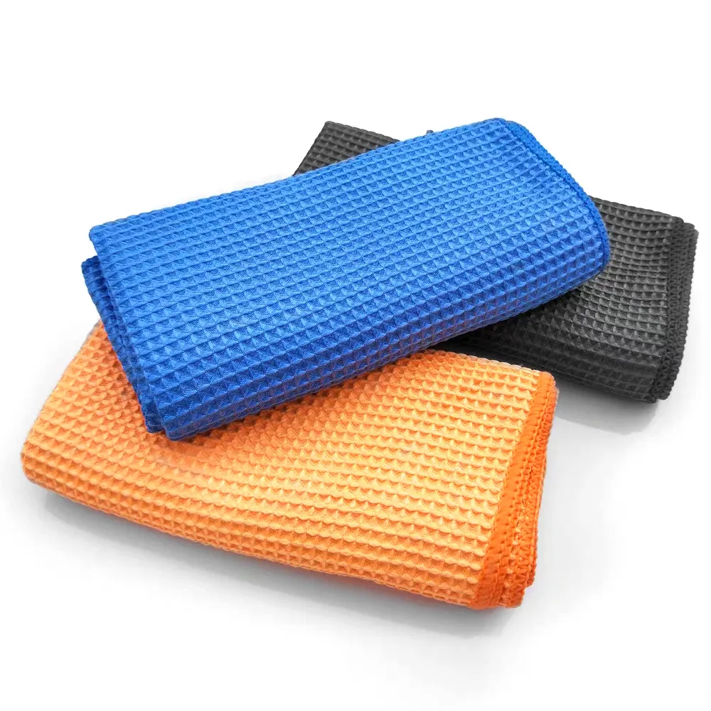 Waffle Weave Car Towel