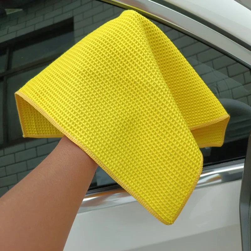 Waffle Weave Car Towel