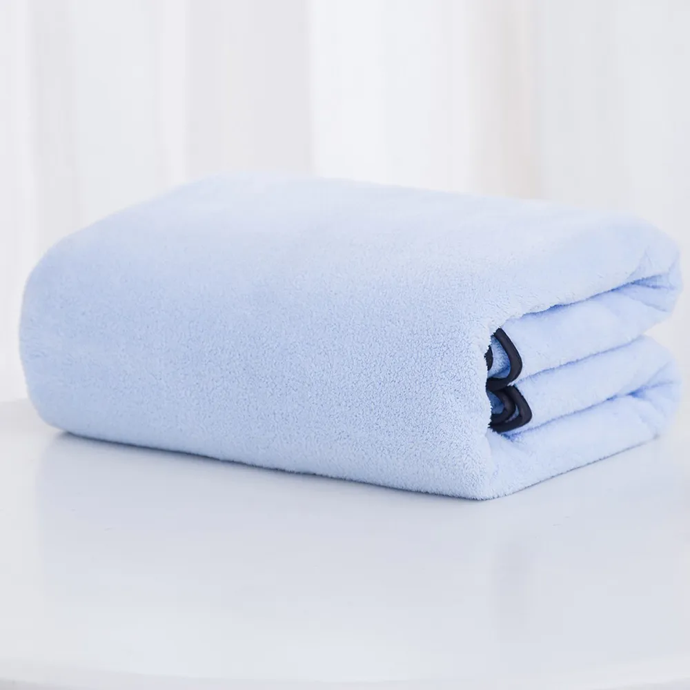 Coral Fleece Bath Towels