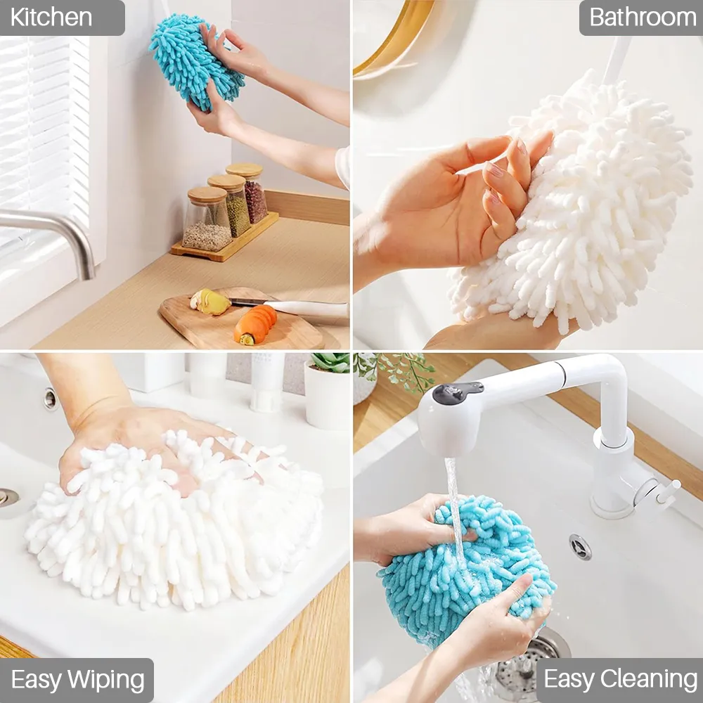 Chenille Hand - drying Towel